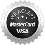 Wir akzeptieren Mastercard-Visa.