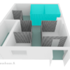 3D-Bild von Räume im Erdgeschoss