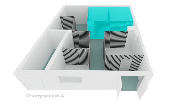 3D-Bild von Räume im Erdgeschoss